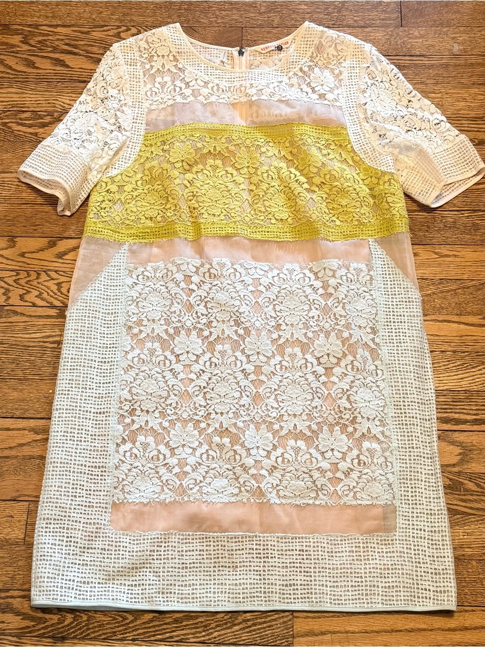 Rebecca Taylor Sz 10 Lace Shift Dress